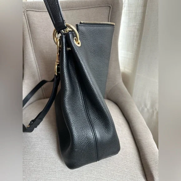 Gucci Black Pebbled Calfskin SoHo Hobo Bag Large - Picture 5 of 15